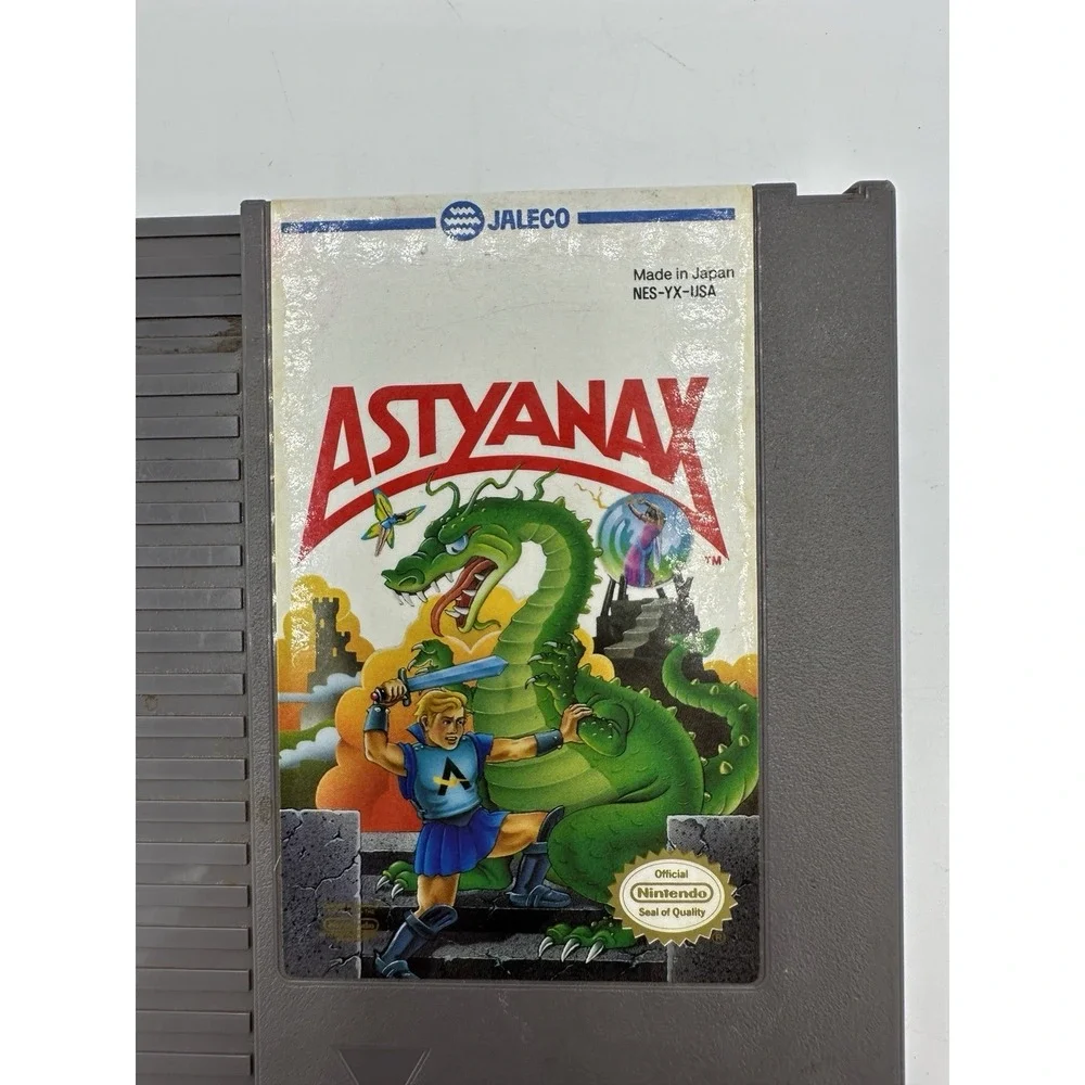 Astyanax NES Nintendo Tested Working Authentic Jaleco Cartridge 1990